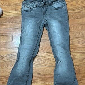 LEI Women's Boot Cut Gray Jeans